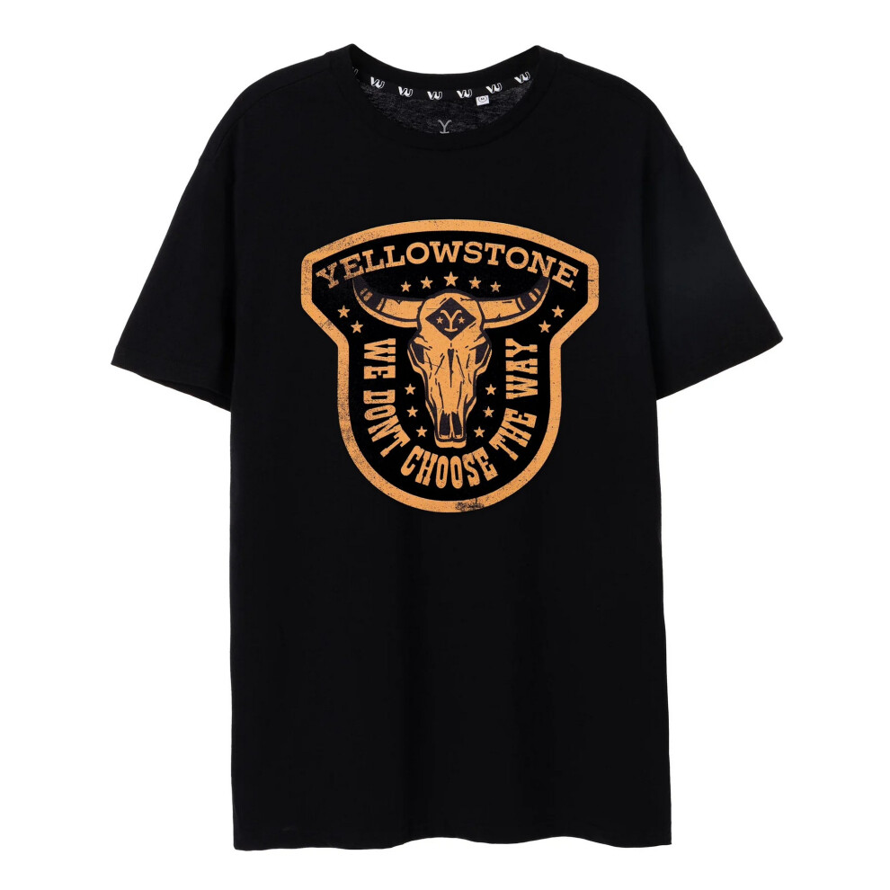 Yellowstone Mens We Don't Choose The Way Short-Sleeved T-Shirt