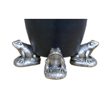 Set of 3 Resin Plant Pot Stands Feet | Frogs |Conservatory Gardening