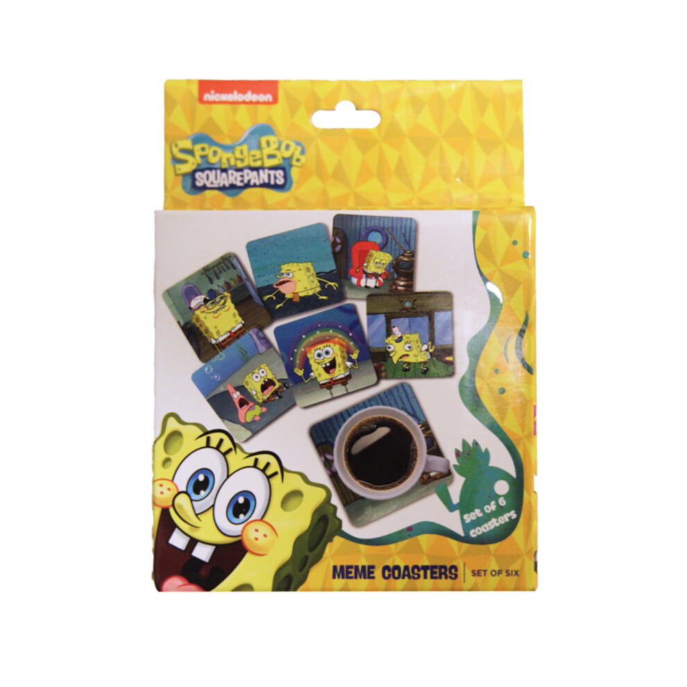 SpongeBob Squarepants Meme Coasters Set (Pack Of 6)