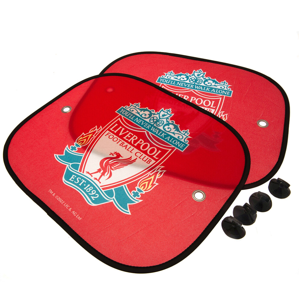 Liverpool FC Crest Car Sunshade (Pack of 2)