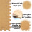 Actiasmat EVA Cork Floor Tiles Soft Mats with Foam Base 1 pack of 4 5