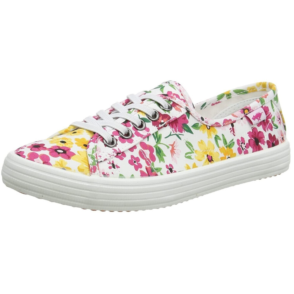 (7 UK, White/Multicoloured) Rocket Dog Womens/Ladies Chow Chow Margate Floral Pumps