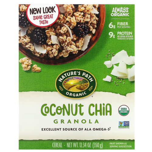 Nature's Path, Bio-Kokos-Chia-Granola, 12,34 Unzen (350 g)