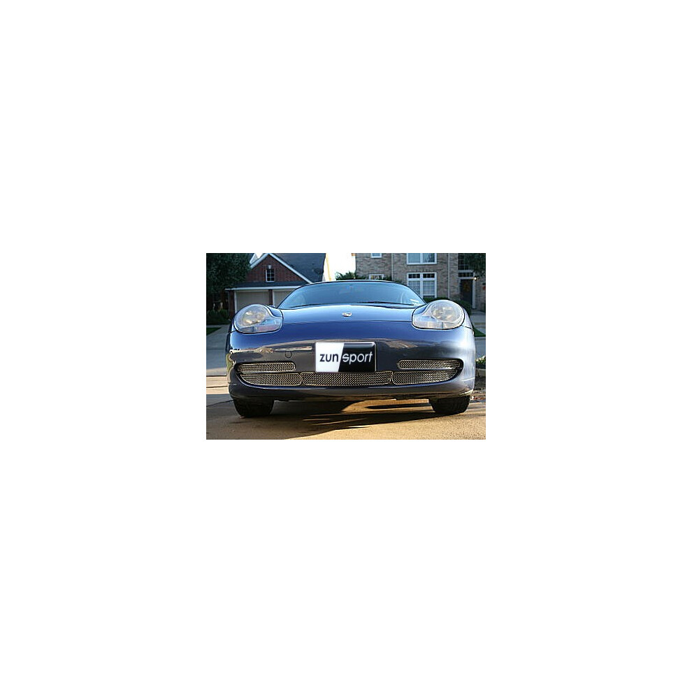 (Silver) Porsche Carrera 996 (Tiptronic) - Front Grille Set (1997 To 2002) Silver 5060448592722