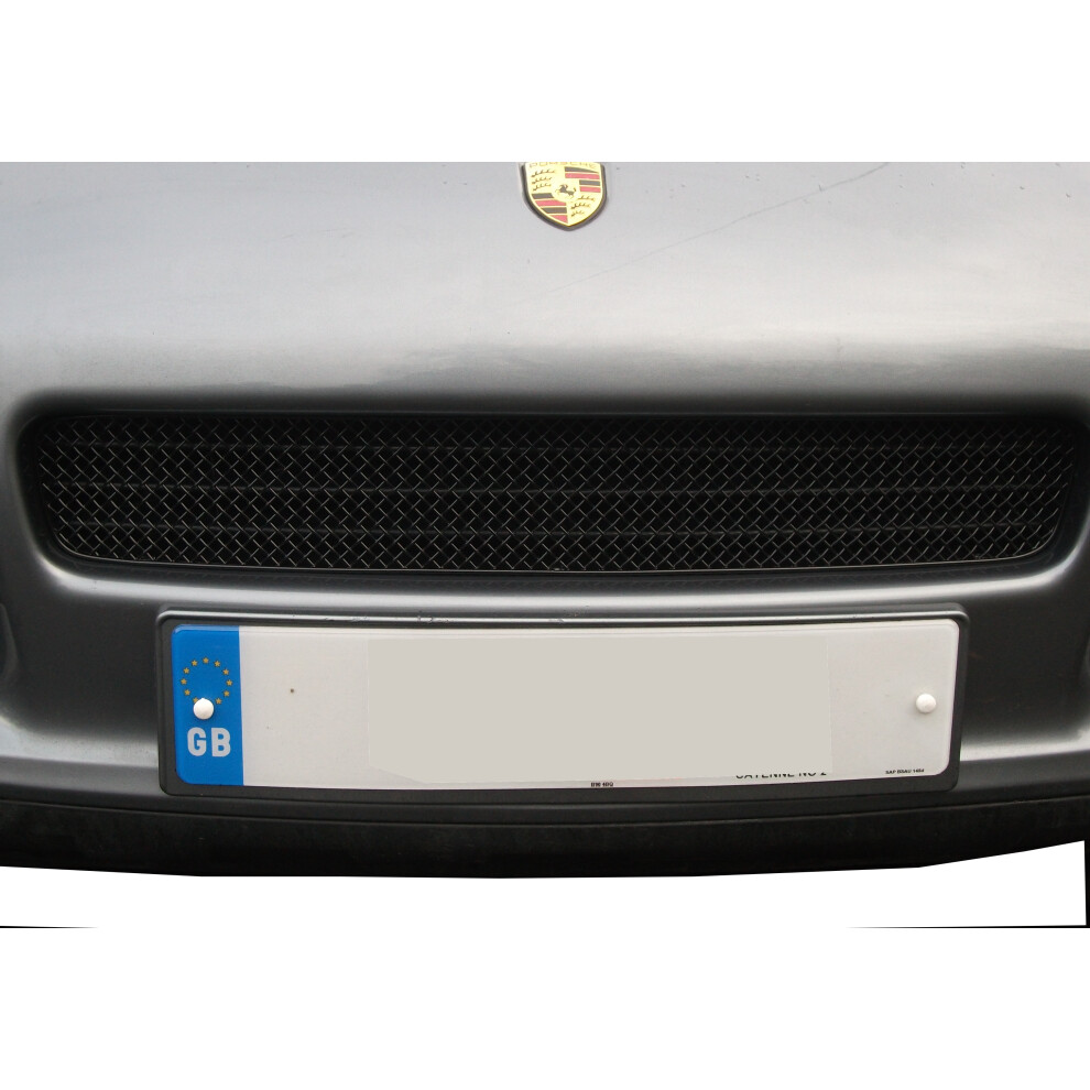 (Black) Porsche Cayenne - Centre Grille (2003 To 2008) Black 5060448597505