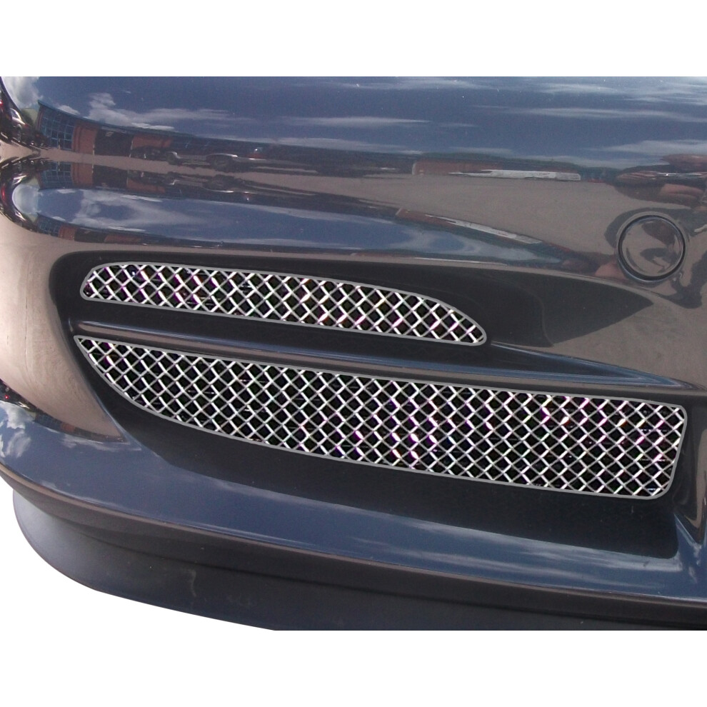 (Silver) Porsche 996 Carrera Gt3 - Outer Grille Set (2003 To 2005) Silver 5060448592807