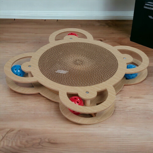URBN Living (Square) Cat Scratch Pad Scratching Board Play Toy Catnip Kitten Fun Interactive Playtime 2