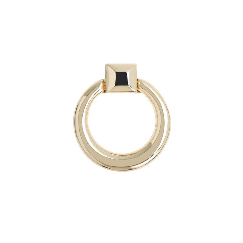 Anello 1.62 X 1.75 In. Ring Cabinet Pull - Polished Gold 746591484071