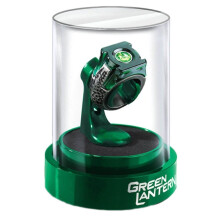 Anillo de Prop DC Green Lantern de Noble Collection y Display - Anillo de Metal Die Cast con Estuche de 10cm