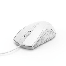 Hama MC-200 optische muis - 3 knoppen - bedraad - USB - wit