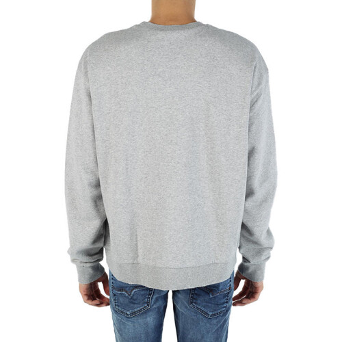 Diesel (XL) DIESEL S POND GR Mens Oversized Sweatshirt Crew Neck Winter Pullover Jumper Grey 2