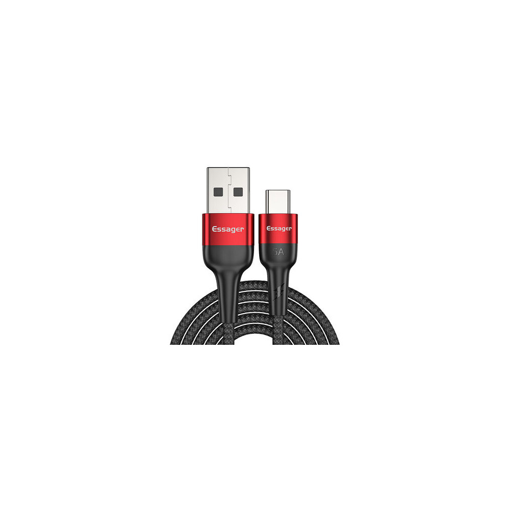 5A Type C Quick Charging Data Cable For Huawei P30 Pro Mate 20 Mate 30 Xiaomi Mi9 9Pro S10+ Note10 Color Red 840079325167