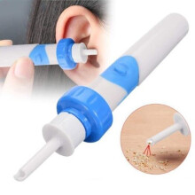 Electric Automatic Vacuum Ear Cleaner Ear Wax Safe Remover Vibration Tool- Blue