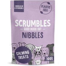 Scrumbles Nibbles, 100% Natural, Calming Dog Treats, Grain Free Turkey Training Treats, 100g pouch