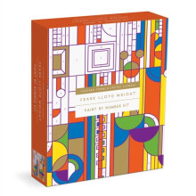Frank Lloyd Wright Saguaro Cactus and Forms Paint By Number Kit - Galison - book