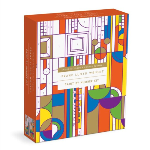 Frank Lloyd Wright Saguaro Cactus and Forms Paint By Number Kit - Galison - book