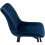2X Luxury Velvet Blue Dining Reception Restaurant Chairs Best 5