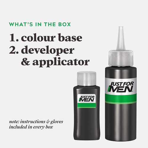 Just For Men Just For Men Original Βαφή μαλλιών Formula Real Black H55 με ελαιόλαδο και βιταμίνη Ε 2