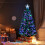 4Ft/120cm Pre Lit Christmas Tree w/Fiber Optic Color Changing Led 1