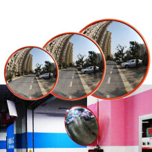 (45cm) Security Mirror for Driveway Security Blind Spot Outdoor Indoor Store Warehouse with Mounting Bracket
