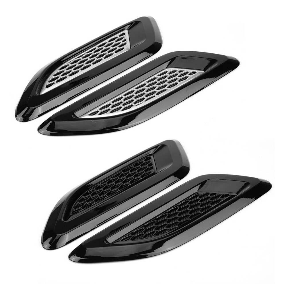 Dummy Hood Vent Slat Air Wing Trim Cover For Land Rover Discovery Sport Range Rover Evoque 2012-2018 5063131360547