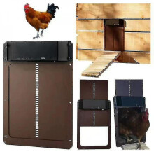 Automatic Chicken Coop Door Light Sense Opener Chicken House Door