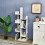Casart 8 Tier Bookshelf Storage Display Floor Standing Bookcase 8
