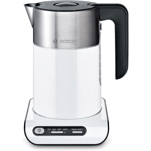 Bosch Bosch Styline TWK8631GB Variable Temperature Cordless Kettle, 1.5 Litres,3000W - White