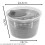 GEEZY GEEZY Large Salad Spinner Vegetable Veg Leaf Dryer Drainer Colander Plastic Bowl 5