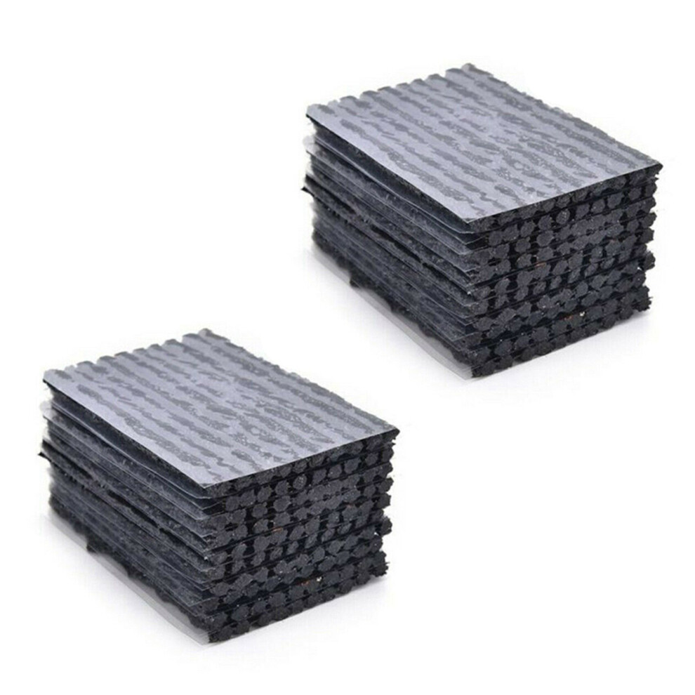 100Pcs Car Bike Tyre Tubeless Seal Strip Plug Tire Puncture Repair Seal Strips Recovery Kit 4762224633698