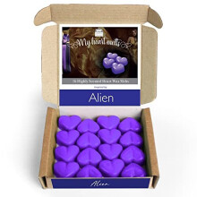 Alien Wax Melts: 16 pcs x 5g Heart Shaped Scented Wax Melts Inspired by Alien Perfume, Vegan & Pet Friendly, Cruelty & Plastic Free, Handmade in UK