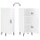 VidaXL (high gloss white) vidaXL Sideboard Storage Cabinet Side Cabinet Cupboard White Engineered Wood 9