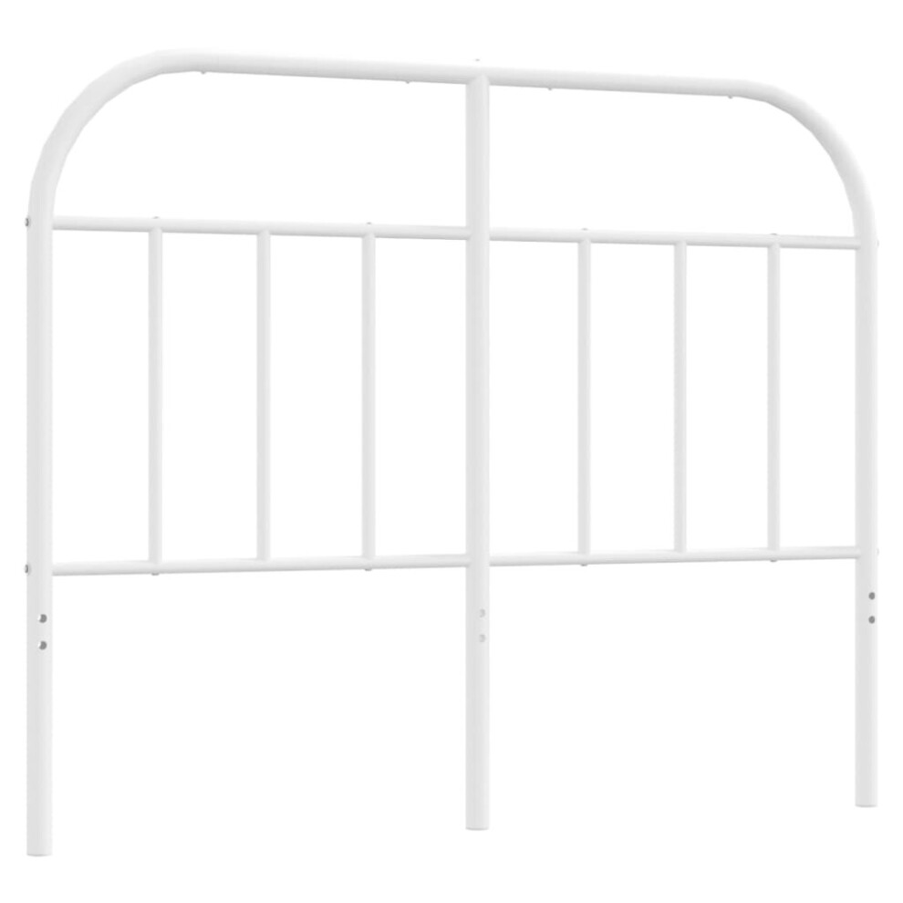 (white, 120 cm) vidaXL Metal Headboard Bedroom Accessory Bed Header Bed Headboard Black 160 cm