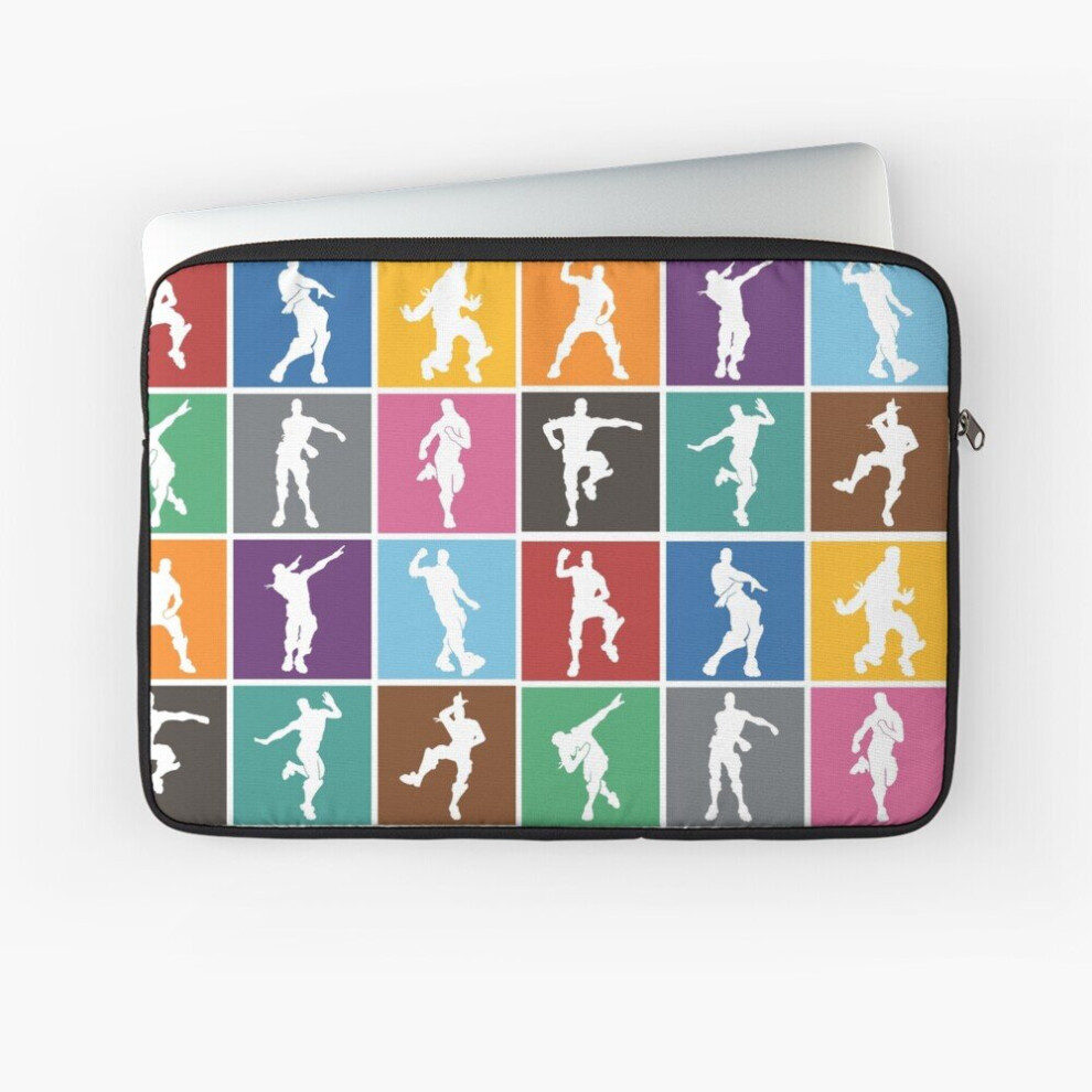 Laptop Sleeve Battle Royale Victory Dance Rainbow Lattice Funny 10 12 13 15 17 Inch Case Notebook Tablet Carrying Bag Cover 7802738491333