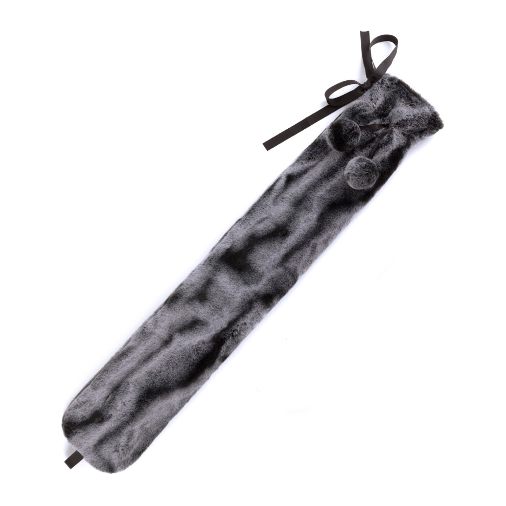 LIVIVO 2L Extra Long Hot Water Bottle with Fleece Cover