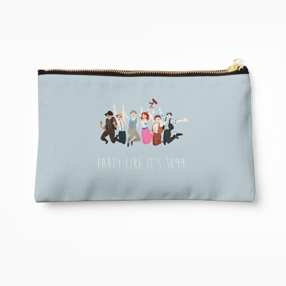 Whibos Makeup Bag Party Like It's 1899 Cosmetic Organizer Tyvek Paper Bags Zipper Pouch