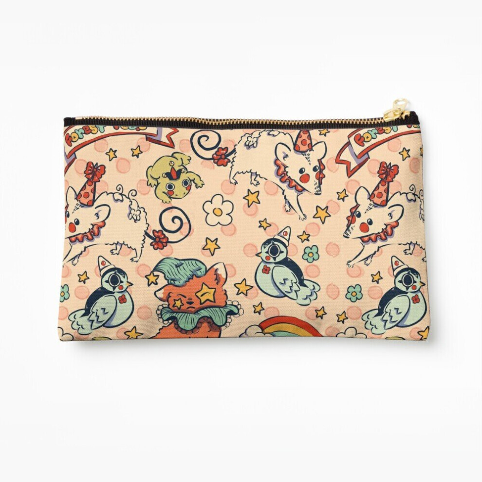 Whibos Makeup Bag Forest Fools Cosmetic Organizer Tyvek Paper Bags Zipper Pouch