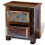 VidaXL Reclaimed Solid Wood Bedside Cabinet with 2 Drawers Vintage Rustic Antique 7