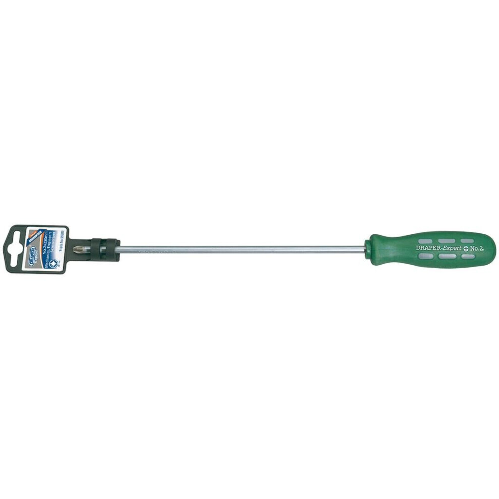 Long Reach Mechanic's/Engineers PZ Type Screwdriver, No.2 x 250mm