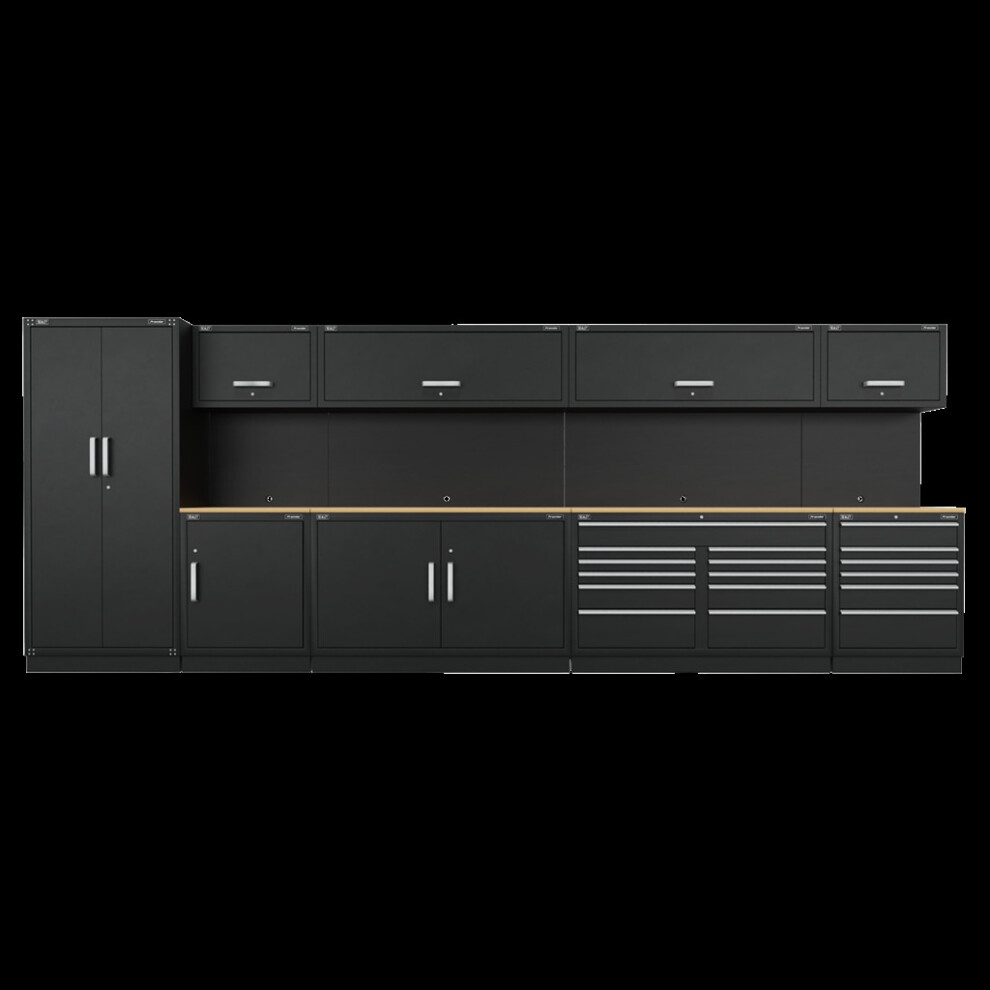 Sealey Premier 5.6M Storage System - Oak Worktop