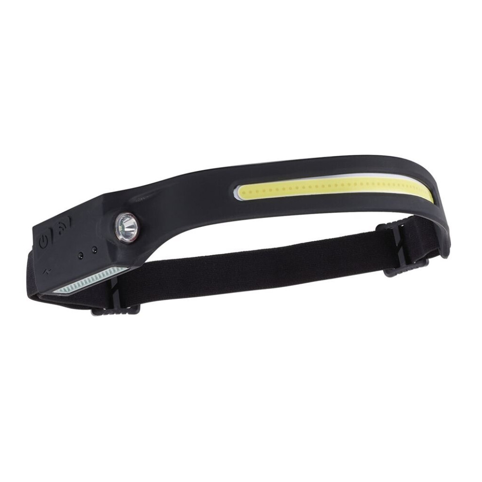 Draper Black Cob Led Rechargeable 2 In 1 Wave Sensor Head Torch - Image 7