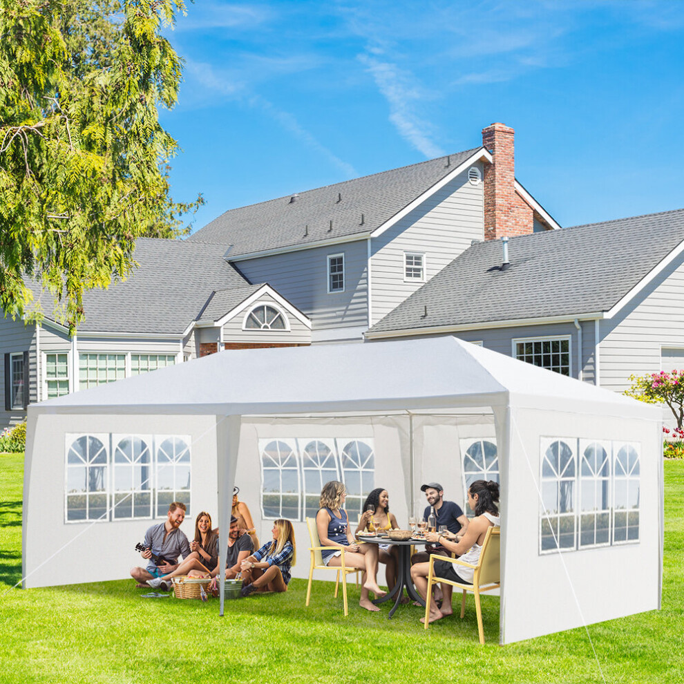 10'X20' Outdoor Gazebo W/ 4 Removable Sidewalls Patio Wedding  Party Tent