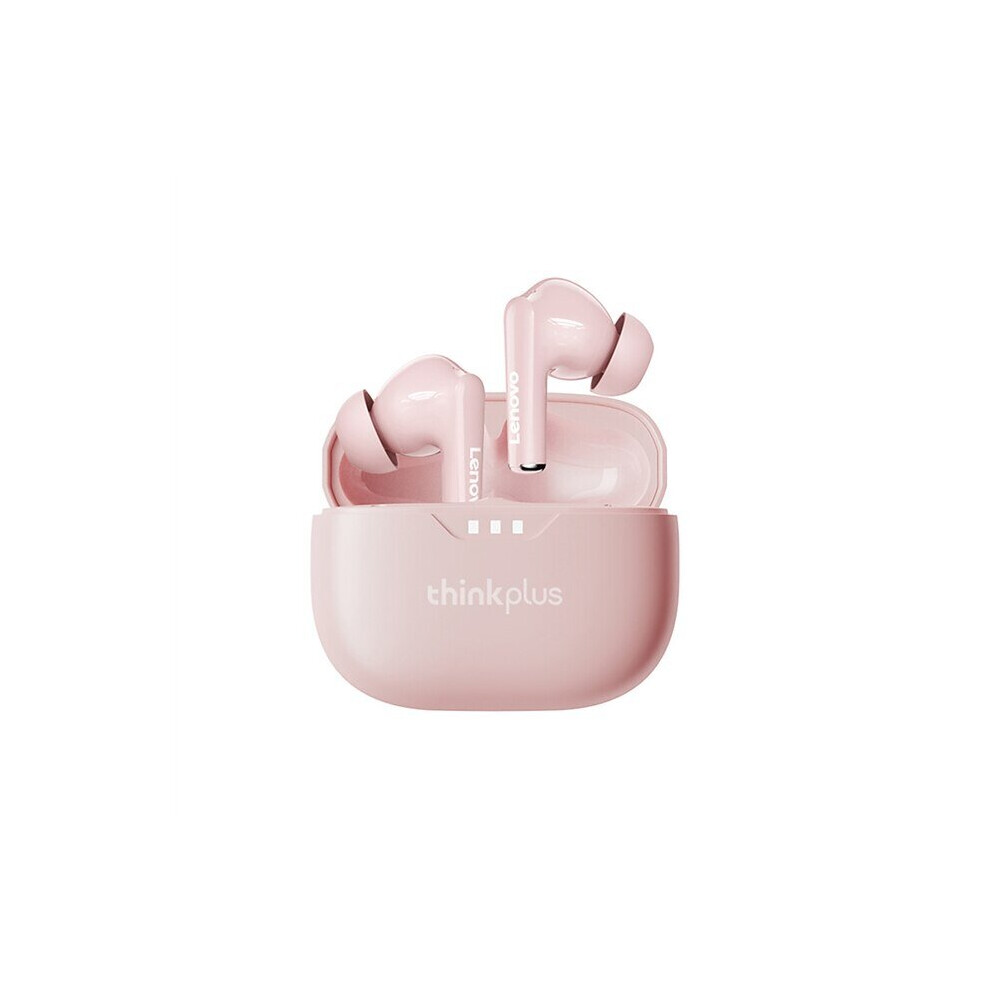 (Pink) TWS Earphones Wireless Bluetooth 5.2 Earbuds HIFI Sound Noise Reduction HD Call Low Latency Headphones