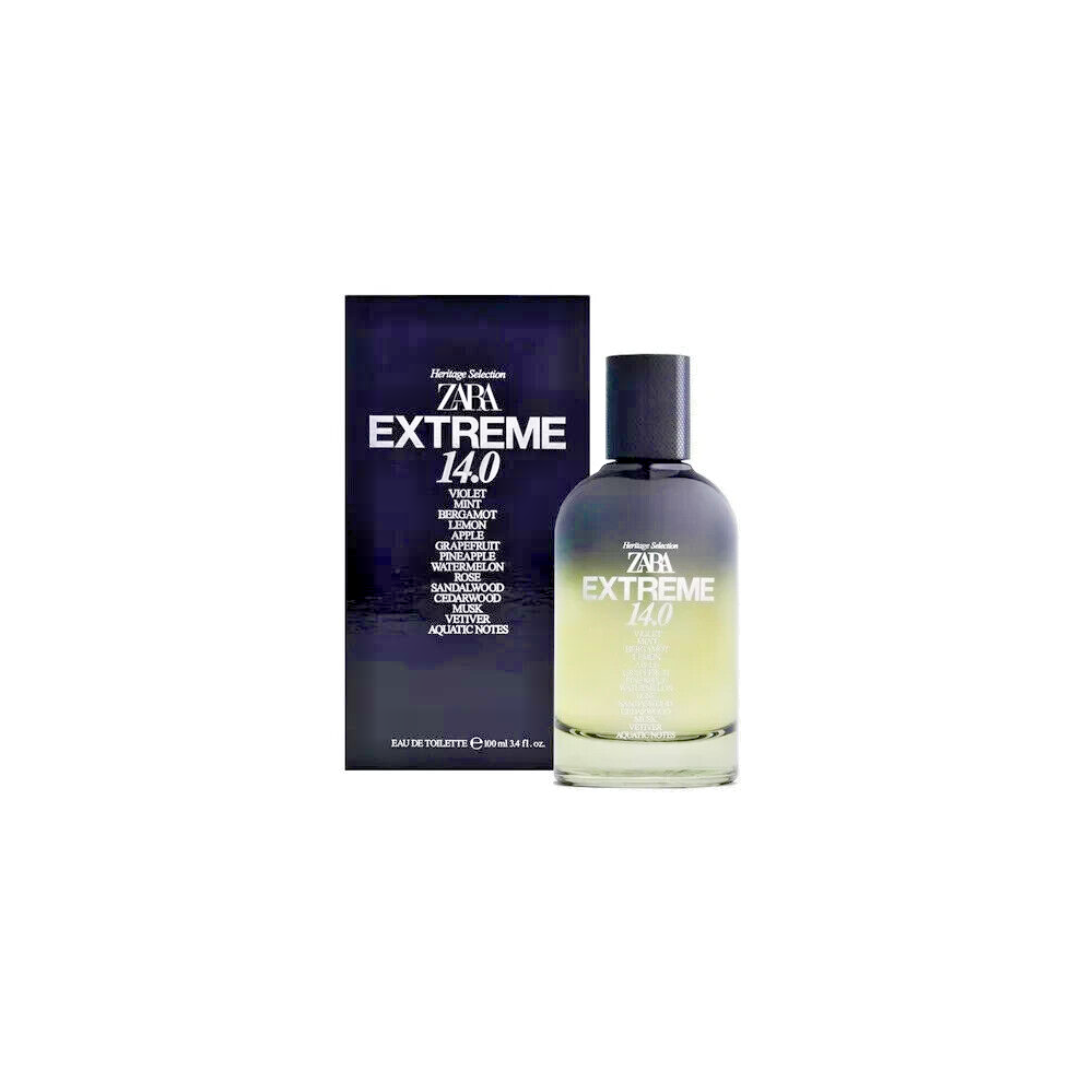 Zara Extreme 14.0 Eau De Toilette 100Ml Men Perfume Fragrance 3.4 Oz