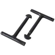 2pc T-handle Manhole Key Set - Thandle Standard Steel Amtech - 2pc key set thandle manhole standard steel amtech