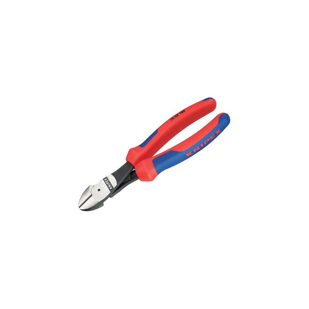 Knipex 74 02 200 SB High Leverage Diagonal Cutters Multi-Component Grip 200mm (8in)