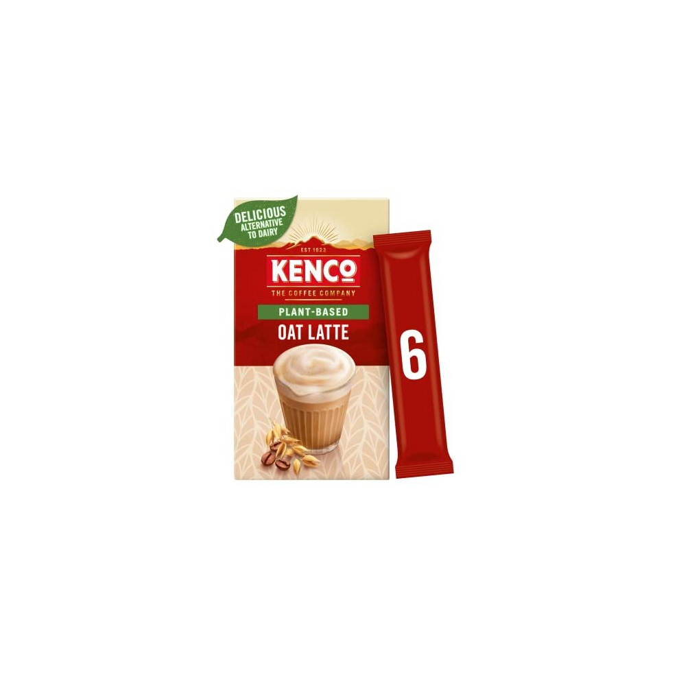 Plant Based Oat Latte Instant Coffee Sachets x6 (Pack of 5, Total 30 Sachets)