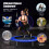 Costway Foldable Jumping Fitness Trampoline Exercise Rebounder 4-Level Adjustable Handle 9