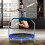 Costway Foldable Jumping Fitness Trampoline Exercise Rebounder 4-Level Adjustable Handle 8
