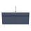 900mm Bathroom Vanity Unit & Ceramic Basin  Wall Hung Cabinet Grey 5